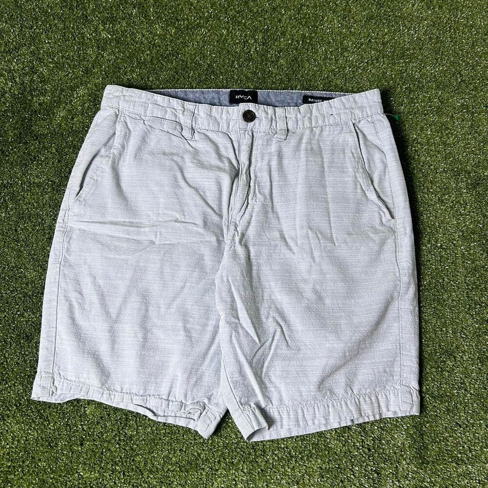 Rvca Men's Blue and Grey Shorts